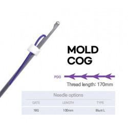 Glamour PDO Molding COG threads 18G 100mm 10 pcs